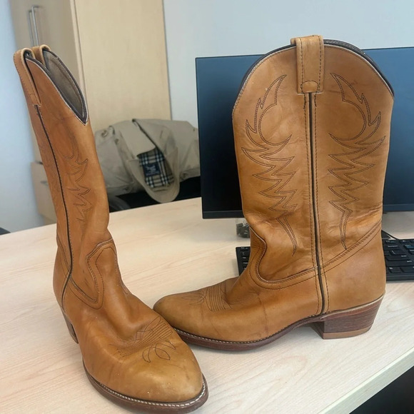 Men’s vintage Western Bullrider size 11 cowboy boots in excellent vintage cond - Picture 13 of 13